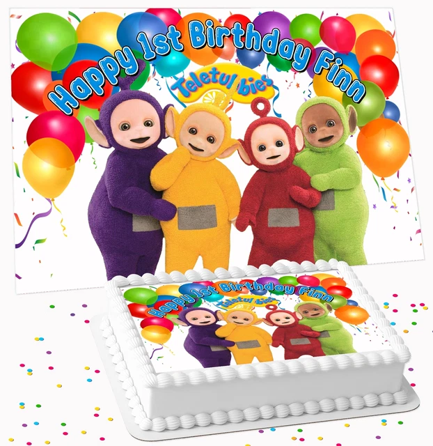 TELETUBBIES BIRTHDAY PARTY Personalised Icing Edible Costco Cake Topper