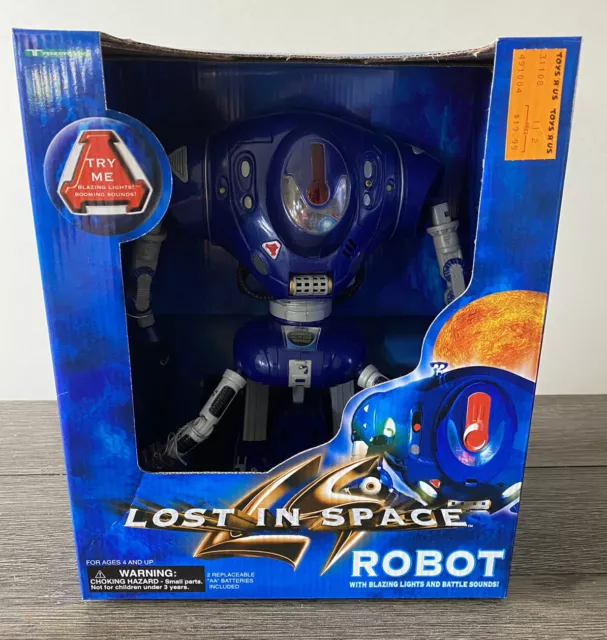 LOST IN SPACE ROBOT With Lights And Battle Sounds 1997 Trendmasters Unopened