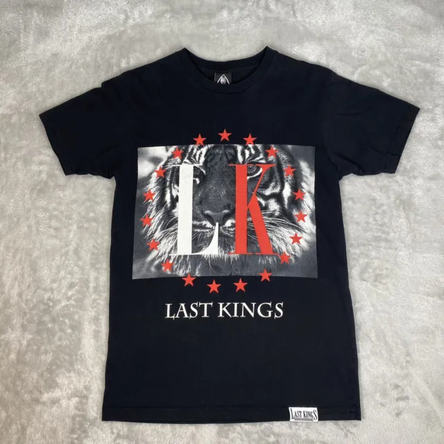 Last Kings Tyga men's t-shirt black LK size small hip hop Tiger Made in USA star
