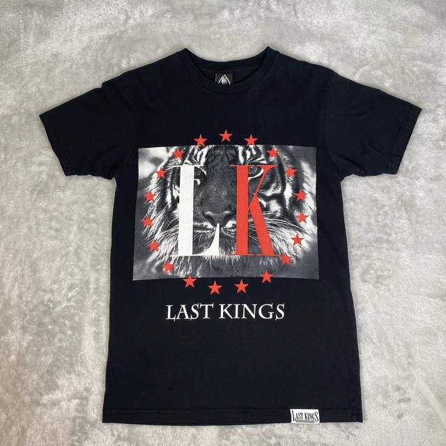 Last Kings Tyga men's t-shirt black LK size small hip hop Tiger Made in USA star Last Kings Tyga men's t-shirt black LK size small hip hop Tiger Made in USA star