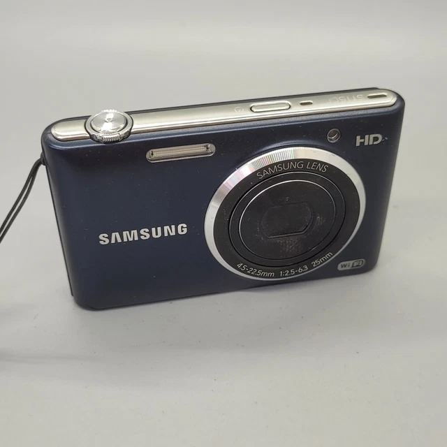 Samsung ST150F 16.2MP Compact Digital Camera Blue Tested