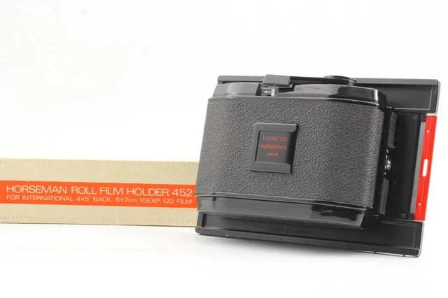 [EXC+5 EN CAJA] Horseman 6x7 10EXP120 Rollo Película Trasera 4X5 452 de JAPÓN