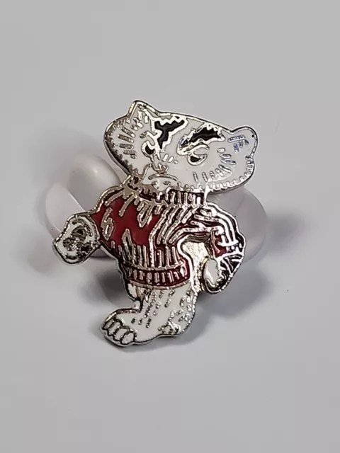 University Of Wisconsin Bucky Badger Mascot Lapel Pin 2