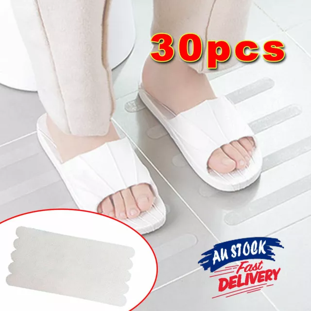 30x Floor Safety Tape Anti Slip Pad Grip Stickers Non Slip Bath Shower Strips