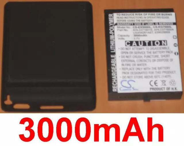 Coque + Batterie 3000mAh Pour E-ten glofiish M750, X600, X61, X610, X650