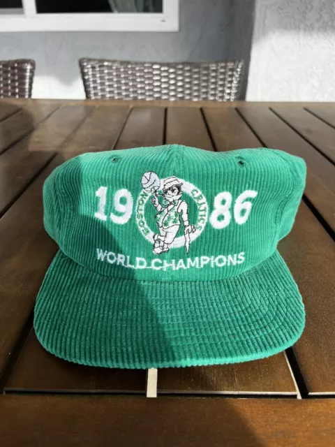 Vintage NBA Boston Celtics Universal Corduroy Snapback Hat