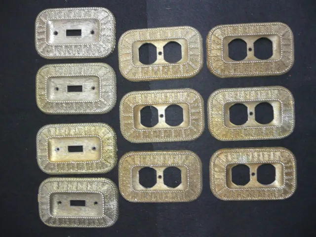 American Tack & Hardware 1968 Metal 50T Switch Plates, 50D Covers
