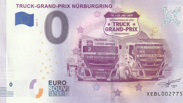 Billet touristique 0 euro  Nubergring Grand Prix   Réf: 1104 de 2019