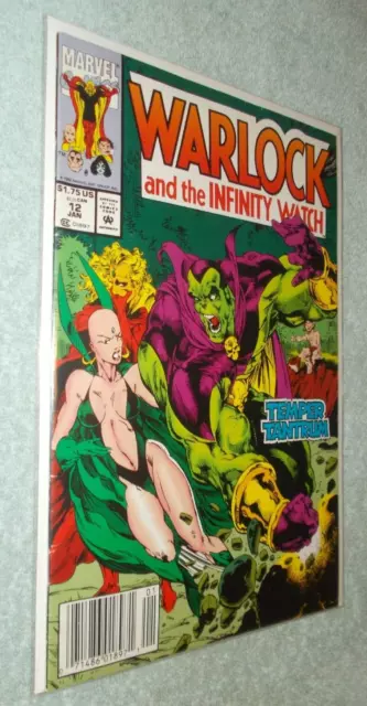 Warlock And The Infinity Watch # 12 Vg Marvel Comic 1992 Modern Age