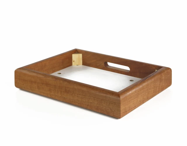 Bois de Poirier Cadre Boîtier Chassis pour Tourne-Disque Thorens Td