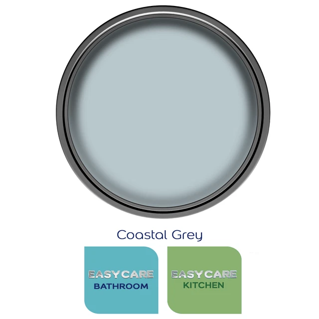 DULUX PAINT COASTAL Grey Matt Emulsion Various Finishes 2.5 Litres £30.