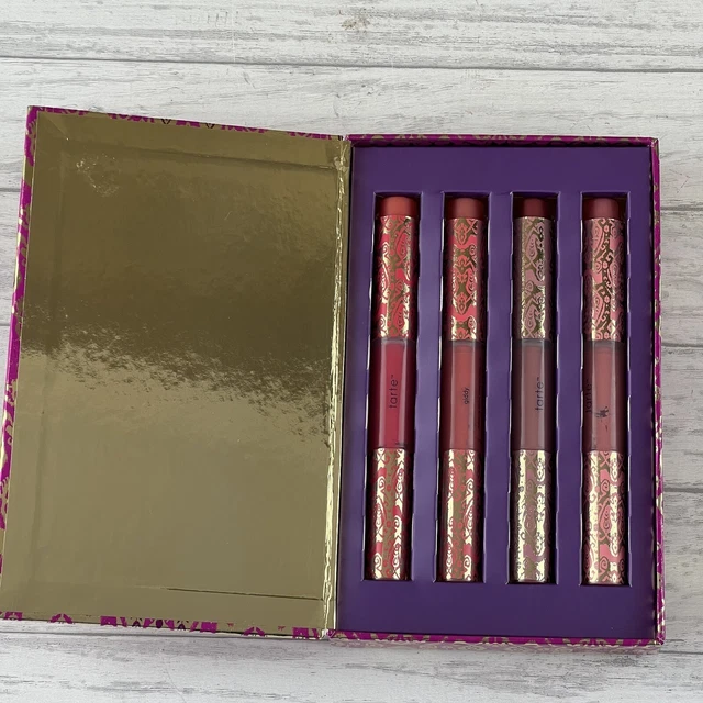 Tarte Maracuja Divine Shine Lip Gloss Box Lot Of 4 Brazen Giddy Genuine Darling