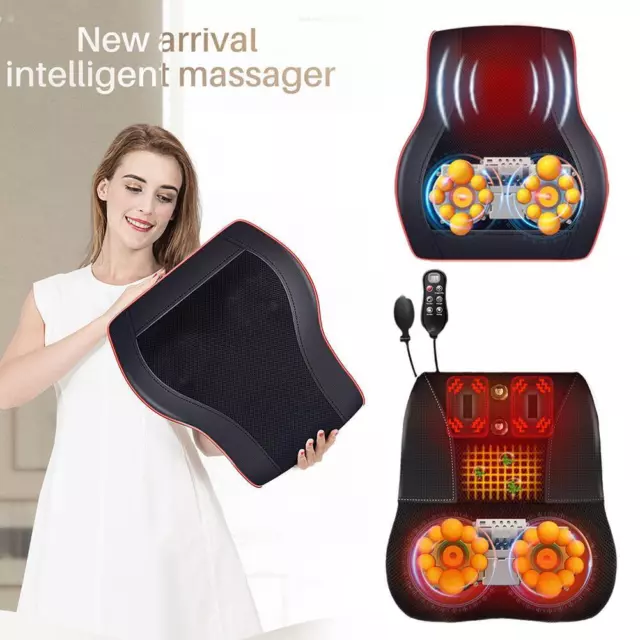 Electric Head Neck Cervical Traction Body Massager Car Back Pillow HOT