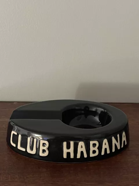 Rare Vintage 1950's Club Habana Cuba Cigar Ashtray