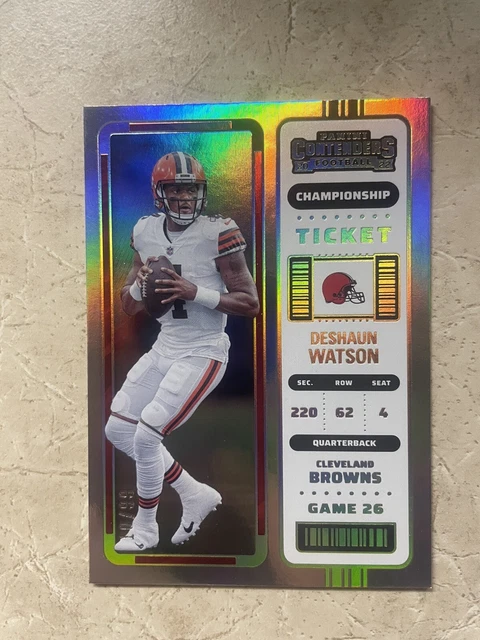 Deshaun Watson 2022 Panini Contenders Game day Ticket Holo #23