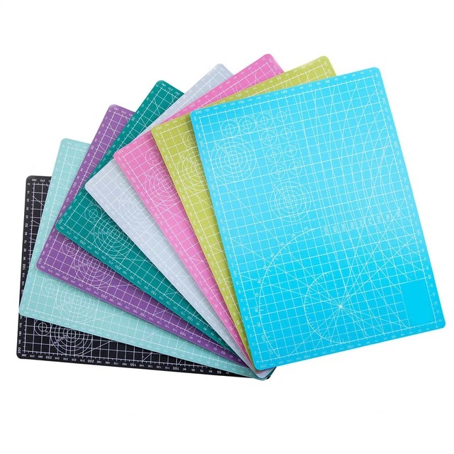 Alfombra de corte A4 banco de trabajo almohadilla de corte de patchwork manual de costura hágalo usted mismo tabla de cortar