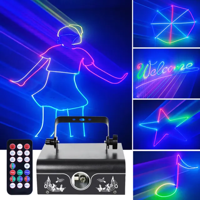 DMX Strobeam DJ Party Show effetto luce, proiettore laser RGB 9 LED luce palcoscenico