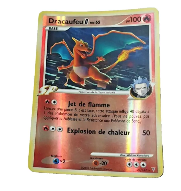Carte Pokémon FR - Dracaufeu HOLO REVERSE 20/147 Platine Vainqueurs Suprêmes