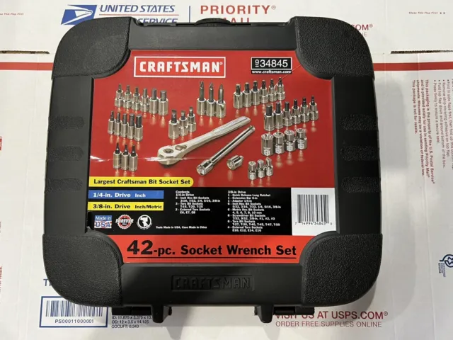 Craftsman 42-Piece Bit and Torx Bit Socket Wrench Set
