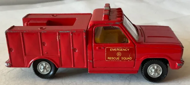 Dinky Toys 267. Emergency Paramedic Truck  ( From Tv Series ) Mild Play Wear