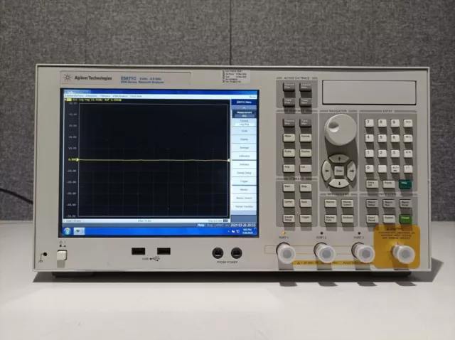 Agilent E5071C, analyseur de réseau série ENA, 9 kHz-8,5 GHz, Cal, avec...