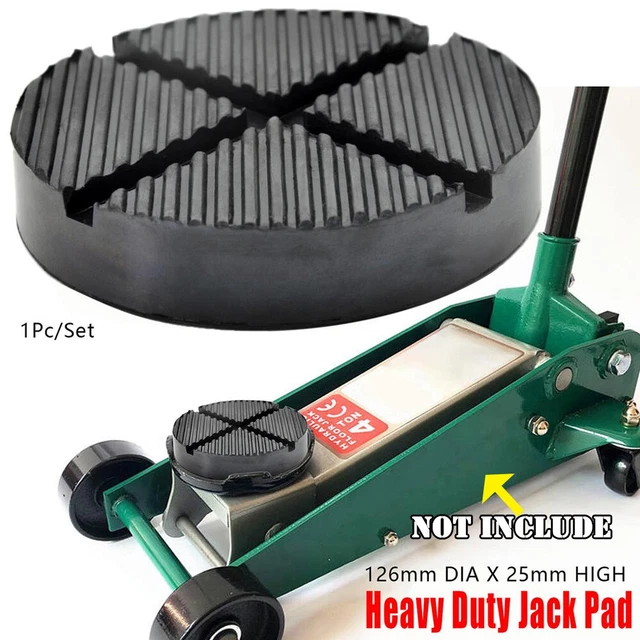 FLOOR JACK PADS Rubber Adapter Slotted Pad Car Truck Cross Frame Rail
