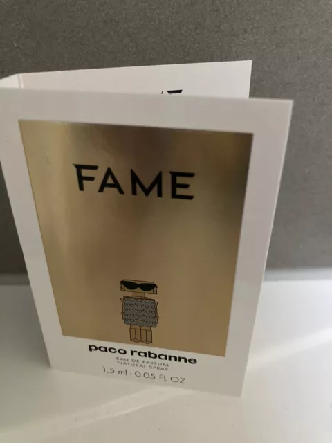 Paco Ravanne Fame Eau de Parfum 1,5 ml Probe Neu