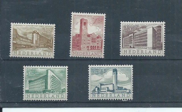 Netherlands stamps  1955 Cultural & Social Relief Fund Buildings MH   (AA533)