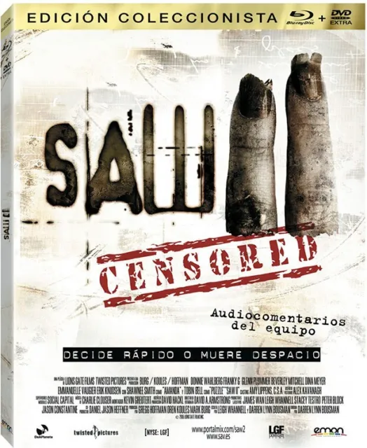 Saw II Blu-ray + DVD  (6 Noviembre 2013) (NUEVO PRECINTADO)  Tobin Bell, Shawnee