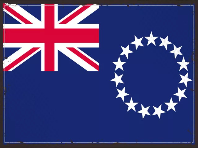 Ontrada Blechschild 20x30cm gewölbt Cookinseln Cook Islands Schild