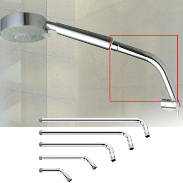 Tubo tubo flessibile extra soffione doccia braccio di estensione dritto curvo acciaio inox