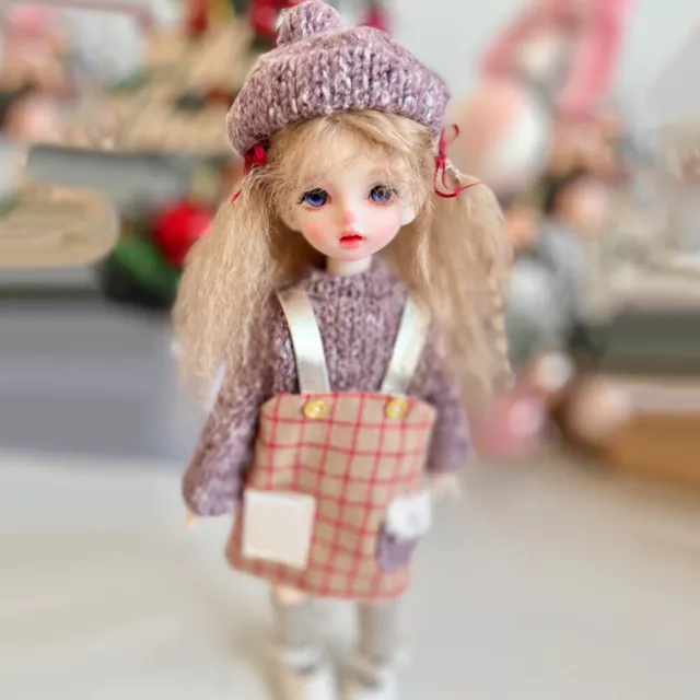 Bambola alla moda 1/6 BJD con abiti completi fatti a mano 30 cm carina regalo per bambini ragazze