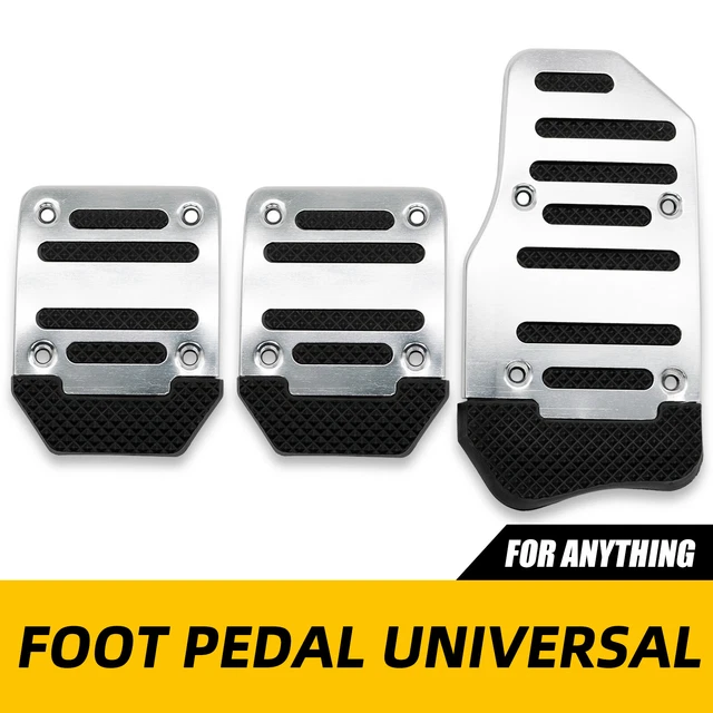 UNIVERSAL SET CLUTCH Accelerator Antislip Brake Foot Pedal Pad Cover