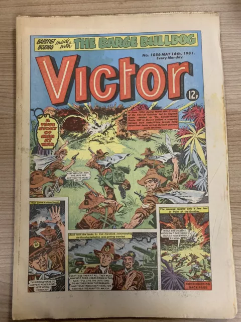 Victor comic No# 1056 May 16th 1981 Good Condition