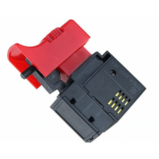 1PCS FA2-6/1BEK 250V 6A 5E4 Lock sopra Tool Trapano Elettrico Interruttore  V9G1