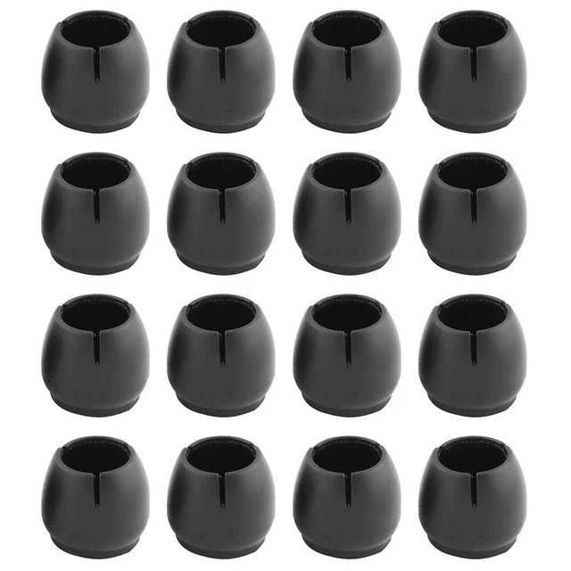 16pcs Silicone Chair Leg Caps Non-slip Table Chair Leg Soft Mute for Indoor Home