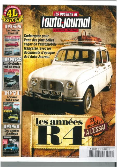 L'auto Journal Hs Les Annees Renault 4 R4 20 Modeles A L'essai Bis