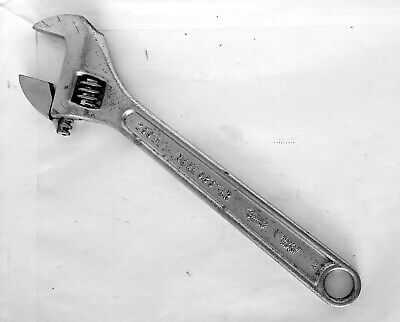 Vintage 10" - 250 mm Adjustable Spanner Newlobster Plumbers Wrench Pipe Spanner