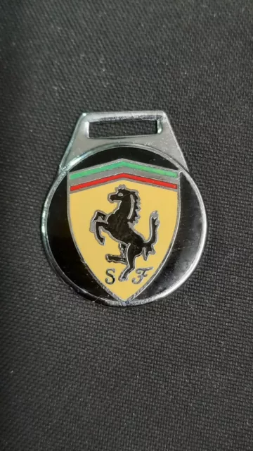 FERRARI original keyring/keyfob Melsom Products' 1970s UNMOUNTED