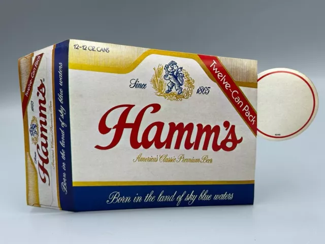 VINTAGE HAMM'S BEER Advertising BLOW UP CAN Sign Inflatable 12” NEW IN  PACKAGE £42.90 - PicClick UK