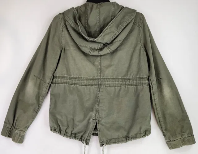 Anthropologie Daughters Of The Liberation Jacket Womens XSmall Green Utility 2