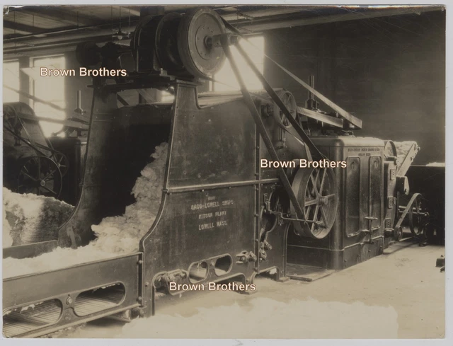 Vintage 1920s Cotton Manufacturing Factory Gin & Bale Breaker Machines Photos (2 Vintage 1920s Cotton Manufacturing Factory Gin & Bale Breaker Machines Photos (2