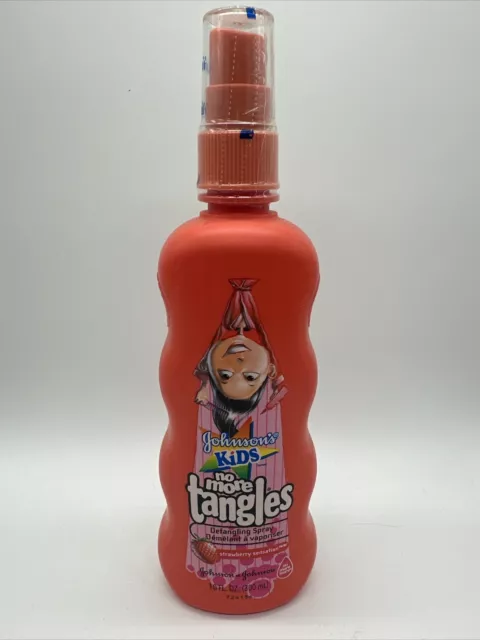 Johnson's Kids NO MORE TANGLES Spray STRAWBERRY  SENSATION 10oz DISCONTINUED