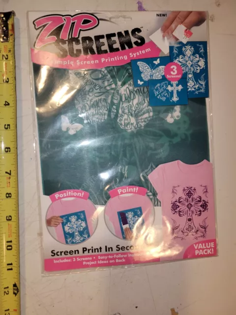 Zip Screens Easy Screen Printing System CHRISTIAN THEME DIY