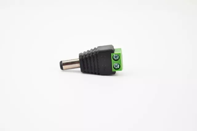 Adaptateur connecteur DC alimentation puissance mâle prise Jack 12 V 2.1x5.5mm