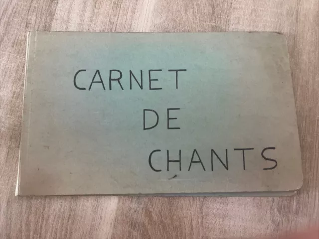CARNET DE CHANTS Scouts De France EUR 10,00 - PicClick FR