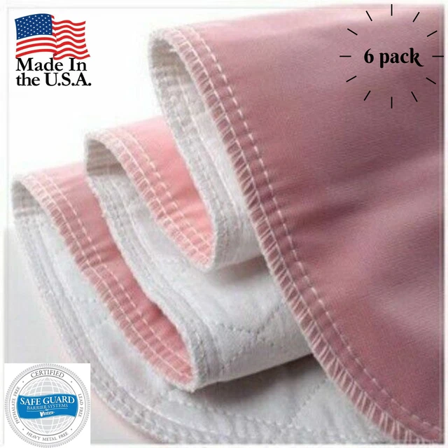 6 Premium Washable Underpads Bed Reusable Pads Waterproof Incontinence Hospital