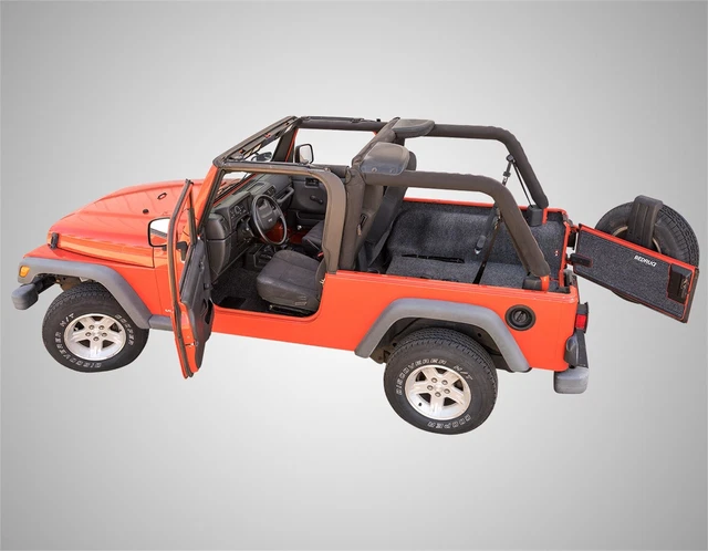 BedRug CBRLJ04 BedRug Cargo Kit Fits 04-06 Wrangler (LJ)