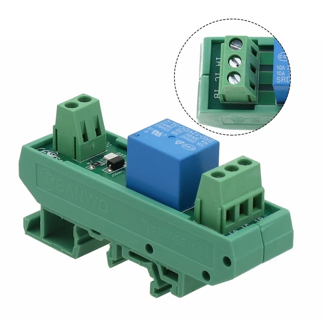 Modulo DIN Relay A 8 Canali 24V 10A Per PLC PNP - Foto 7