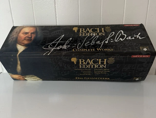 ⭐︎Bach Edition Complete Works 160 CD Box ⭐︎Bach Edition Complete Works 160 CD Box Bach: Complete
